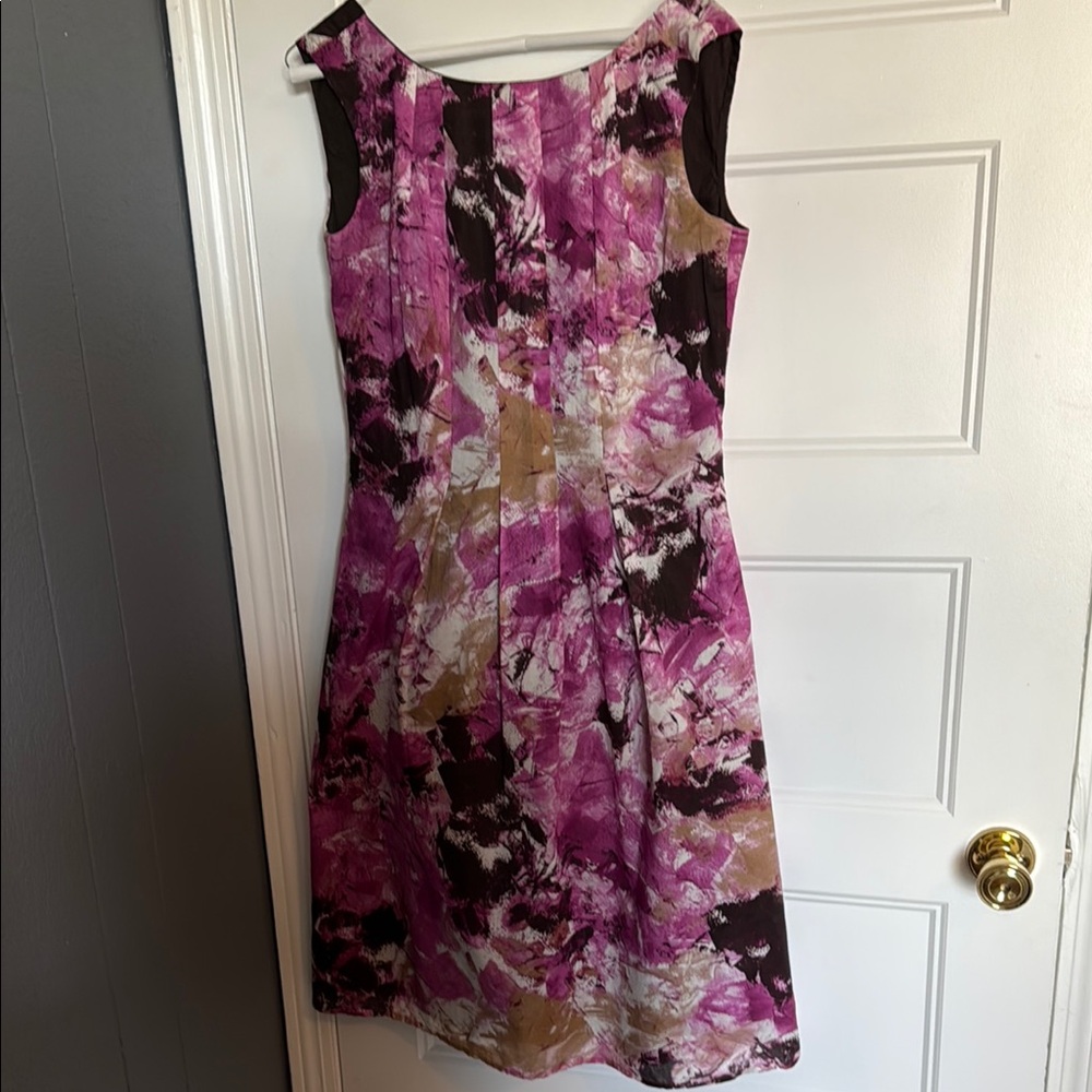 Elegant Multicolor Sleeveless Dress